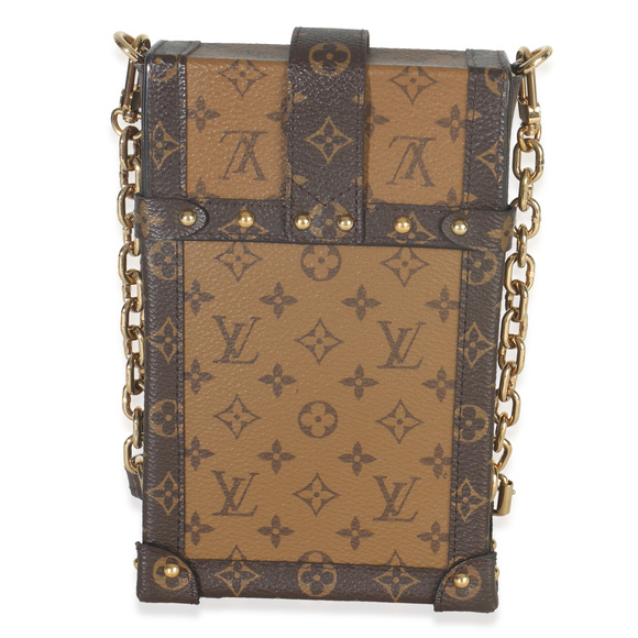 Louis Vuitton Monogram Reverse Canvas Vertical Trunk Pochette - Picture 2 of 8